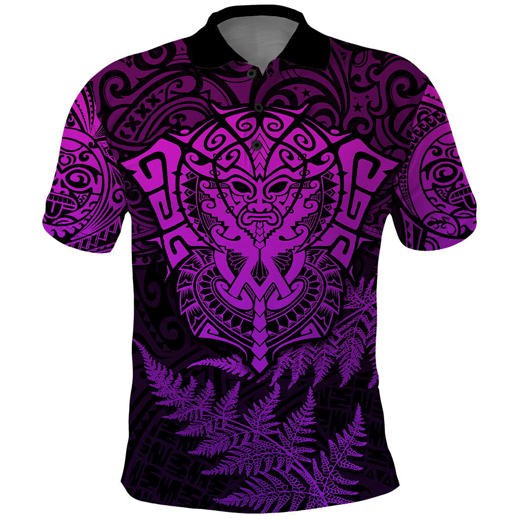 personalised-new-zealand-rugby-polo-shirt-silver-fern-all-black-mix-ta-moko-purple-style