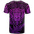 Personalised New Zealand Rugby T Shirt Silver Fern All Black Mix Ta Moko Purple Style - Wonder Print Shop