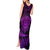 Personalised New Zealand Rugby Tank Maxi Dress Silver Fern All Black Mix Ta Moko Purple Style - Wonder Print Shop
