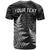 Personalised New Zealand Rugby T Shirt Aotearoa Ka Mate Haka All Black Mix Ta Moko White Style - Wonder Print Shop