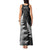 Personalised New Zealand Rugby Tank Maxi Dress Aotearoa Ka Mate Haka All Black Mix Ta Moko White Style - Wonder Print Shop