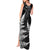 Personalised New Zealand Rugby Tank Maxi Dress Aotearoa Ka Mate Haka All Black Mix Ta Moko White Style - Wonder Print Shop