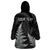 Personalised New Zealand Rugby Wearable Blanket Hoodie Aotearoa Ka Mate Haka All Black Mix Ta Moko White Style - Wonder Print Shop