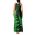 Personalised New Zealand Rugby Tank Maxi Dress Aotearoa Ka Mate Haka All Black Mix Ta Moko Green Style - Wonder Print Shop
