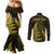 personalised-new-zealand-rugby-couples-matching-mermaid-dress-and-long-sleeve-button-shirts-aotearoa-ka-mate-haka-all-black-mix-ta-moko-gold-style