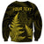 Personalised New Zealand Rugby Sweatshirt Aotearoa Ka Mate Haka All Black Mix Ta Moko Gold Style - Wonder Print Shop