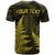 Personalised New Zealand Rugby T Shirt Aotearoa Ka Mate Haka All Black Mix Ta Moko Gold Style - Wonder Print Shop