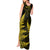 Personalised New Zealand Rugby Tank Maxi Dress Aotearoa Ka Mate Haka All Black Mix Ta Moko Gold Style - Wonder Print Shop