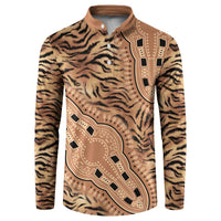 Africa Tiger Mix Dashiki Tribal Pattern Button Sweatshirt LT9 - Wonder Print Shop
