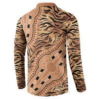 Africa Tiger Mix Dashiki Tribal Pattern Button Sweatshirt LT9 - Wonder Print Shop