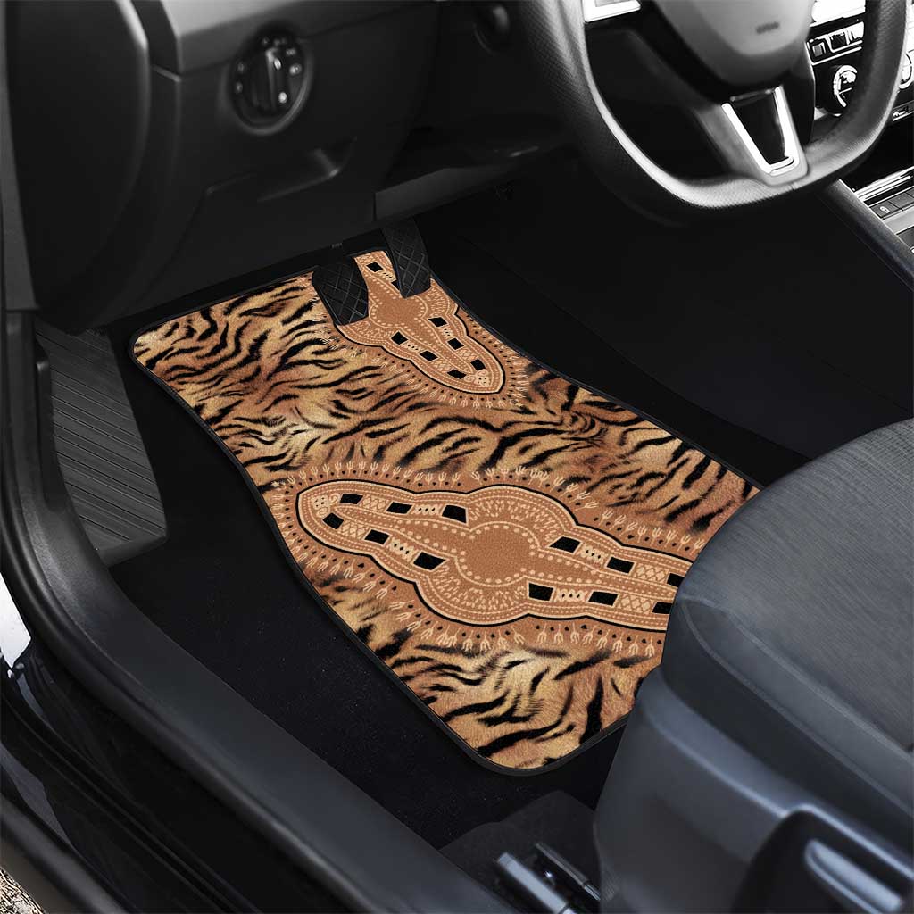 Africa Tiger Mix Dashiki Tribal Pattern Car Mats LT9 - Wonder Print Shop