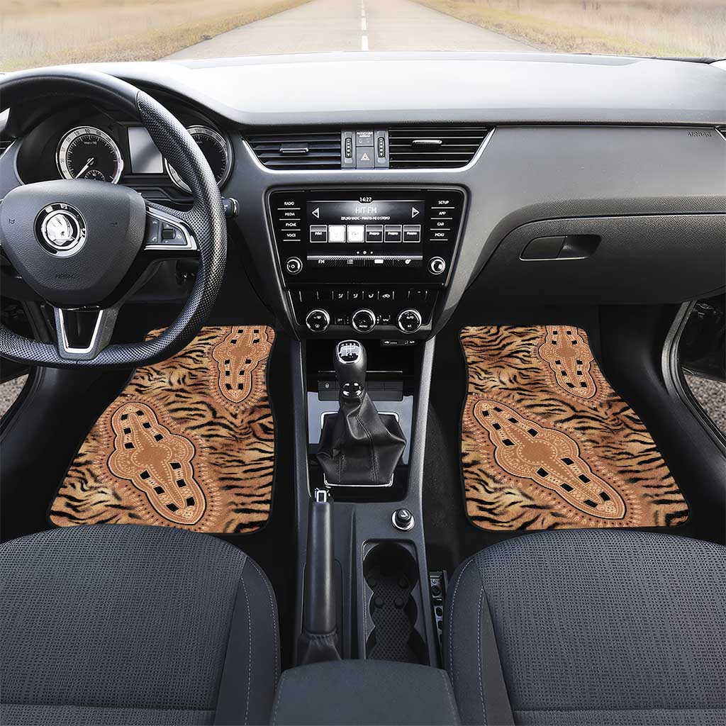 Africa Tiger Mix Dashiki Tribal Pattern Car Mats LT9 - Wonder Print Shop