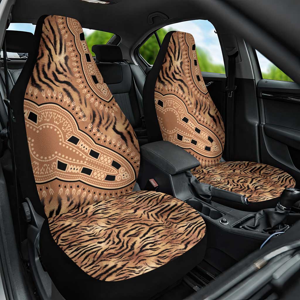 Africa Tiger Mix Dashiki Tribal Pattern Car Seat Cover LT9 - Wonder Print Shop