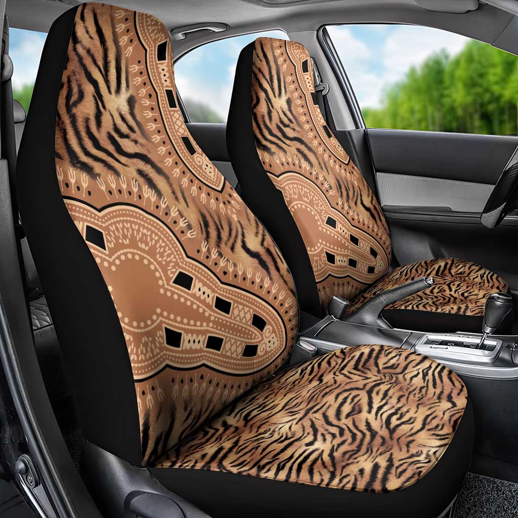Africa Tiger Mix Dashiki Tribal Pattern Car Seat Cover LT9 - Wonder Print Shop