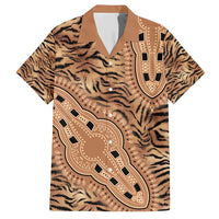 Africa Tiger Mix Dashiki Tribal Pattern Family Matching Short Sleeve Bodycon Dress and Hawaiian Shirt - Wonder Print Shop