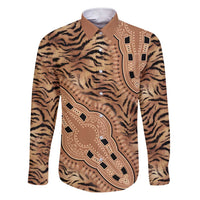 Africa Tiger Mix Dashiki Tribal Pattern Family Matching Short Sleeve Bodycon Dress and Hawaiian Shirt - Wonder Print Shop
