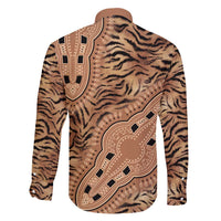 Africa Tiger Mix Dashiki Tribal Pattern Family Matching Short Sleeve Bodycon Dress and Hawaiian Shirt - Wonder Print Shop