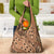 Africa Tiger Mix Dashiki Tribal Pattern Grocery Bag