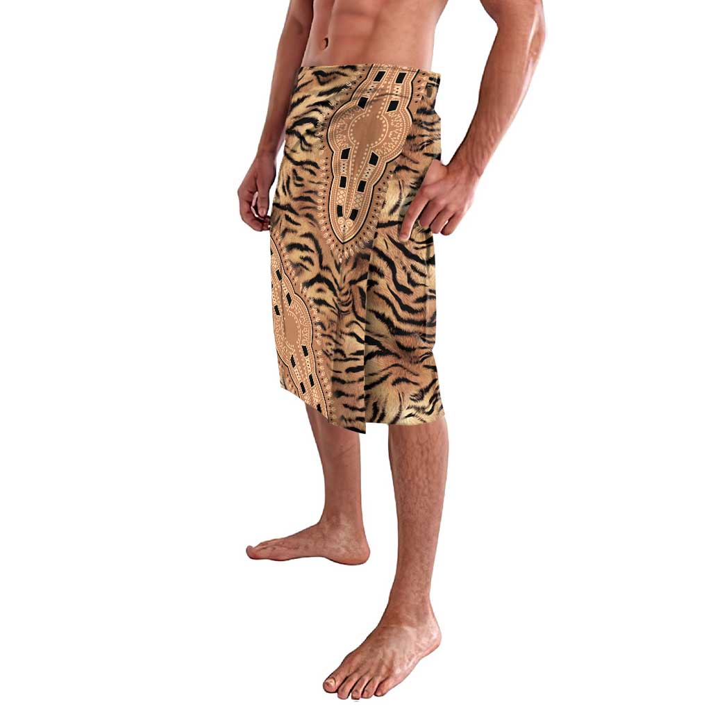 Africa Tiger Mix Dashiki Tribal Pattern Lavalava - Wonder Print Shop