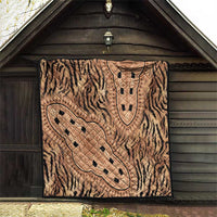 Africa Tiger Mix Dashiki Tribal Pattern Quilt - Wonder Print Shop
