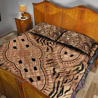 Africa Tiger Mix Dashiki Tribal Pattern Quilt Bed Set - Wonder Print Shop
