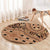 Africa Tiger Mix Dashiki Tribal Pattern Round Carpet