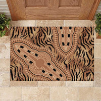 Africa Tiger Mix Dashiki Tribal Pattern Rubber Doormat - Wonder Print Shop