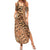 Africa Tiger Mix Dashiki Tribal Pattern Summer Maxi Dress - Wonder Print Shop
