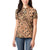 Africa Tiger Mix Dashiki Tribal Pattern Women Polo Shirt - Wonder Print Shop