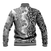 Africa Zebra Mix Paisley Tribal Pattern Baseball Jacket LT9 - Wonder Print Shop