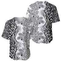 Africa Zebra Mix Paisley Tribal Pattern Baseball Jersey LT9 - Wonder Print Shop