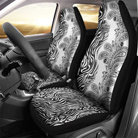Africa Zebra Mix Paisley Tribal Pattern Car Seat Cover LT9 - Wonder Print Shop