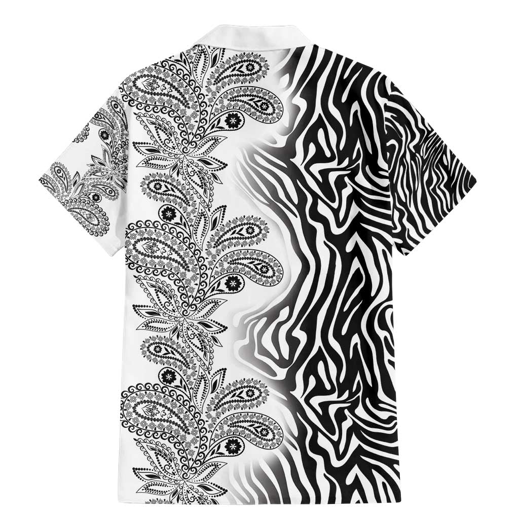 Africa Zebra Mix Paisley Tribal Pattern Family Matching Mermaid Dress and Hawaiian Shirt LT9 - Wonder Print Shop