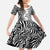 Africa Zebra Mix Paisley Tribal Pattern Family Matching Summer Maxi Dress and Hawaiian Shirt - Wonder Print Shop