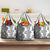 Africa Zebra Mix Paisley Tribal Pattern Grocery Bag