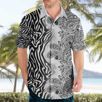 Africa Zebra Mix Paisley Tribal Pattern Hawaiian Shirt - Wonder Print Shop