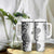 Africa Zebra Mix Paisley Tribal Pattern Tumbler With Handle - Wonder Print Shop