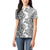 Africa Zebra Mix Paisley Tribal Pattern Women Polo Shirt - Wonder Print Shop