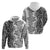 Africa Zebra Mix Paisley Tribal Pattern Zip Hoodie - Wonder Print Shop