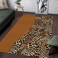 Africa Leopard Mix Native Tribal Pattern Area Rug LT9 - Wonder Print Shop