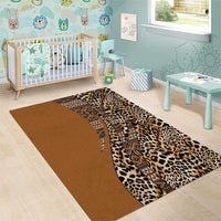 Africa Leopard Mix Native Tribal Pattern Area Rug LT9 - Wonder Print Shop