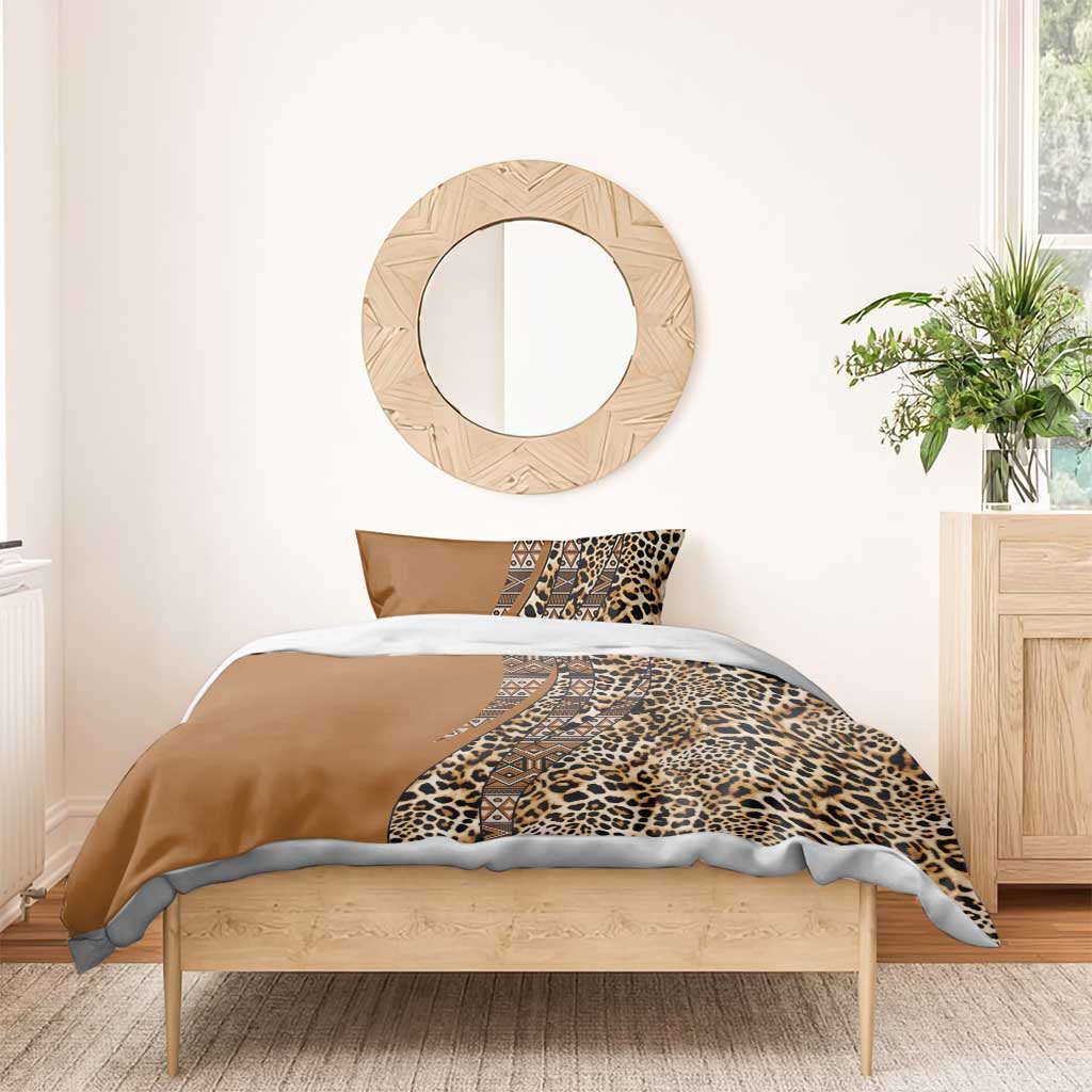 Africa Leopard Mix Native Tribal Pattern Bedding Set LT9 - Wonder Print Shop