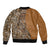 Africa Leopard Mix Native Tribal Pattern Bomber Jacket LT9 - Wonder Print Shop
