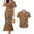 Africa Leopard Mix Native Tribal Pattern Couples Matching Mermaid Dress and Hawaiian Shirt LT9 - Wonder Print Shop