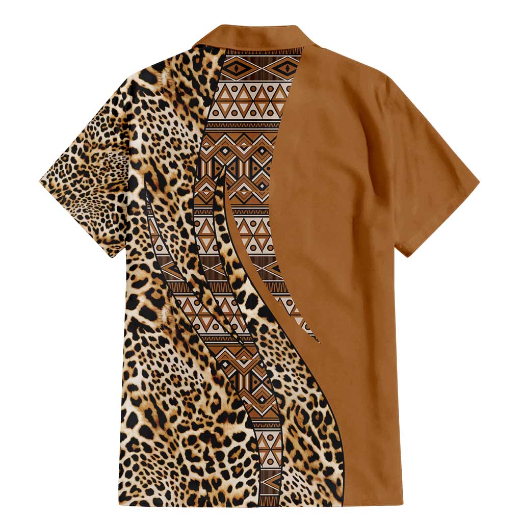 Africa Leopard Mix Native Tribal Pattern Family Matching Mermaid Dress and Hawaiian Shirt LT9 - Wonder Print Shop