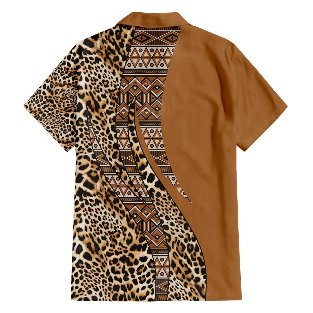 Africa Leopard Mix Native Tribal Pattern Family Matching Puletasi and Hawaiian Shirt - Wonder Print Shop