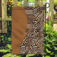 Africa Leopard Mix Native Tribal Pattern Garden Flag - Wonder Print Shop