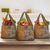 Africa Leopard Mix Native Tribal Pattern Grocery Bag