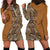 Africa Leopard Mix Native Tribal Pattern Hoodie Dress - Wonder Print Shop