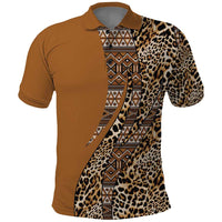 Africa Leopard Mix Native Tribal Pattern Polo Shirt - Wonder Print Shop
